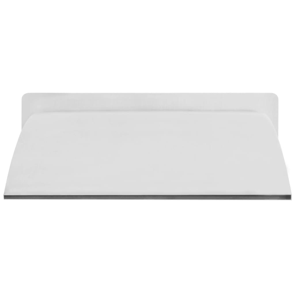 VidaXL Poolbrunnen 30x9x26 cm Edelstahl Silberfarben