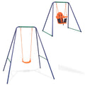 Vidaxl Schaukel für Enkelkinder 2-in-1 - Orange