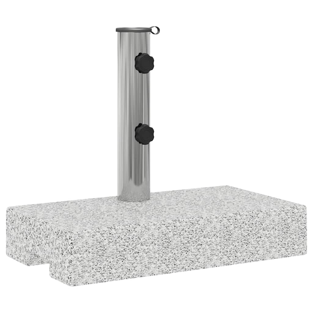 Vidaxl parasolvoet rechthoekig 25 kg graniet