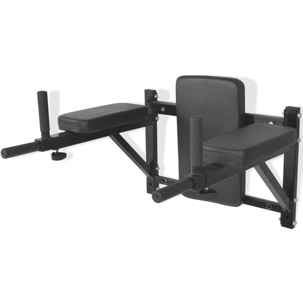 VidaXL Dipstation Fitnessgerät standmontenschwarz