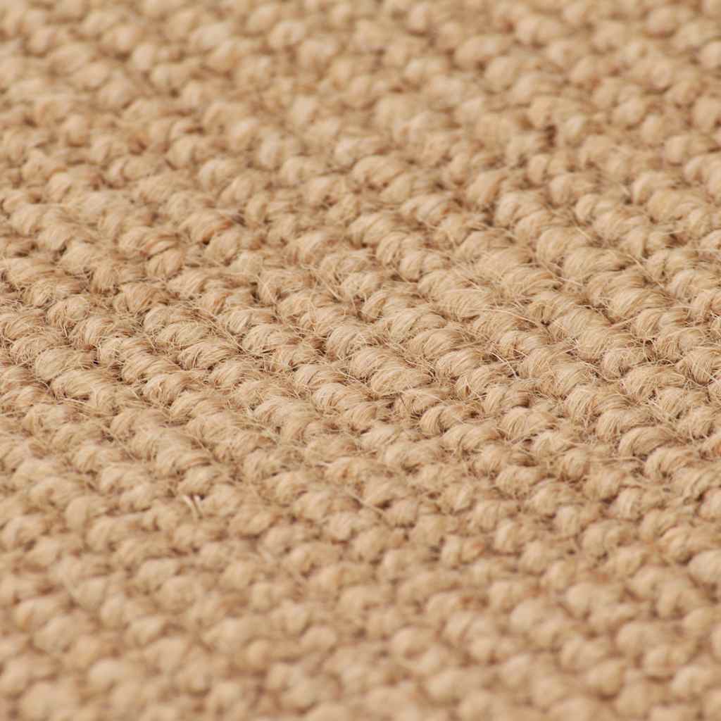 VidaXL Teppich mit Latex-Rückenbeschichtung, 70 x 130 cm, Jute natur
