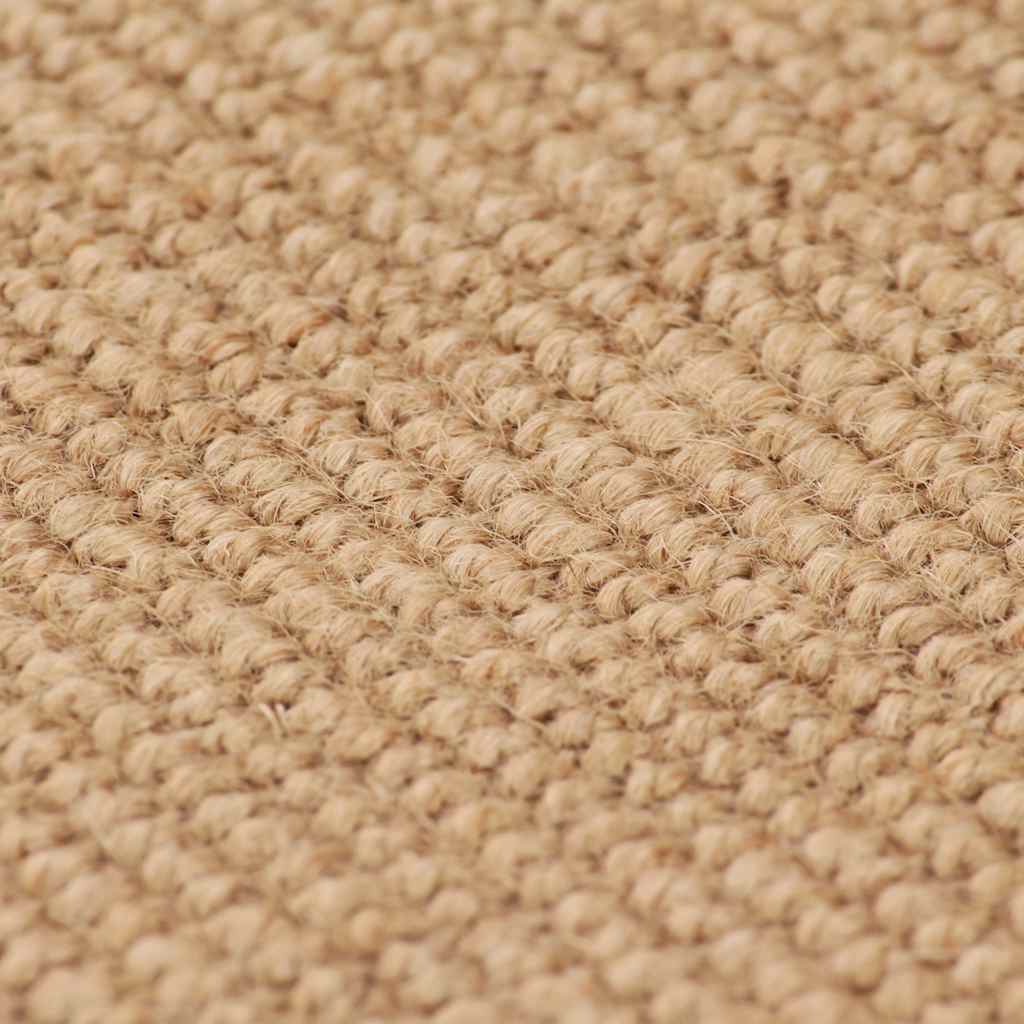 Vidaxl tapijt met latex onderkant 80x160 cm jute natuurlijk