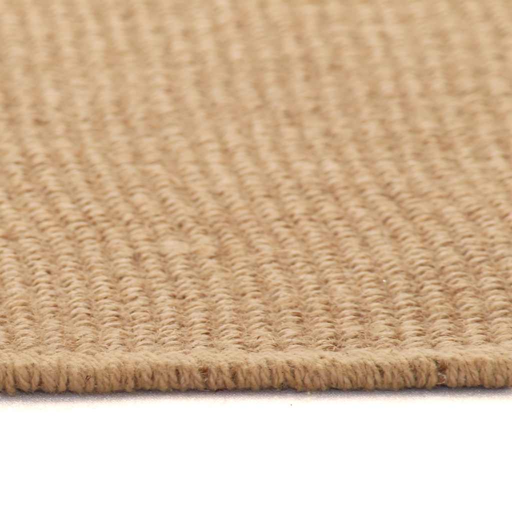 Vidaxl tapijt met latex onderkant 80x160 cm jute natuurlijk