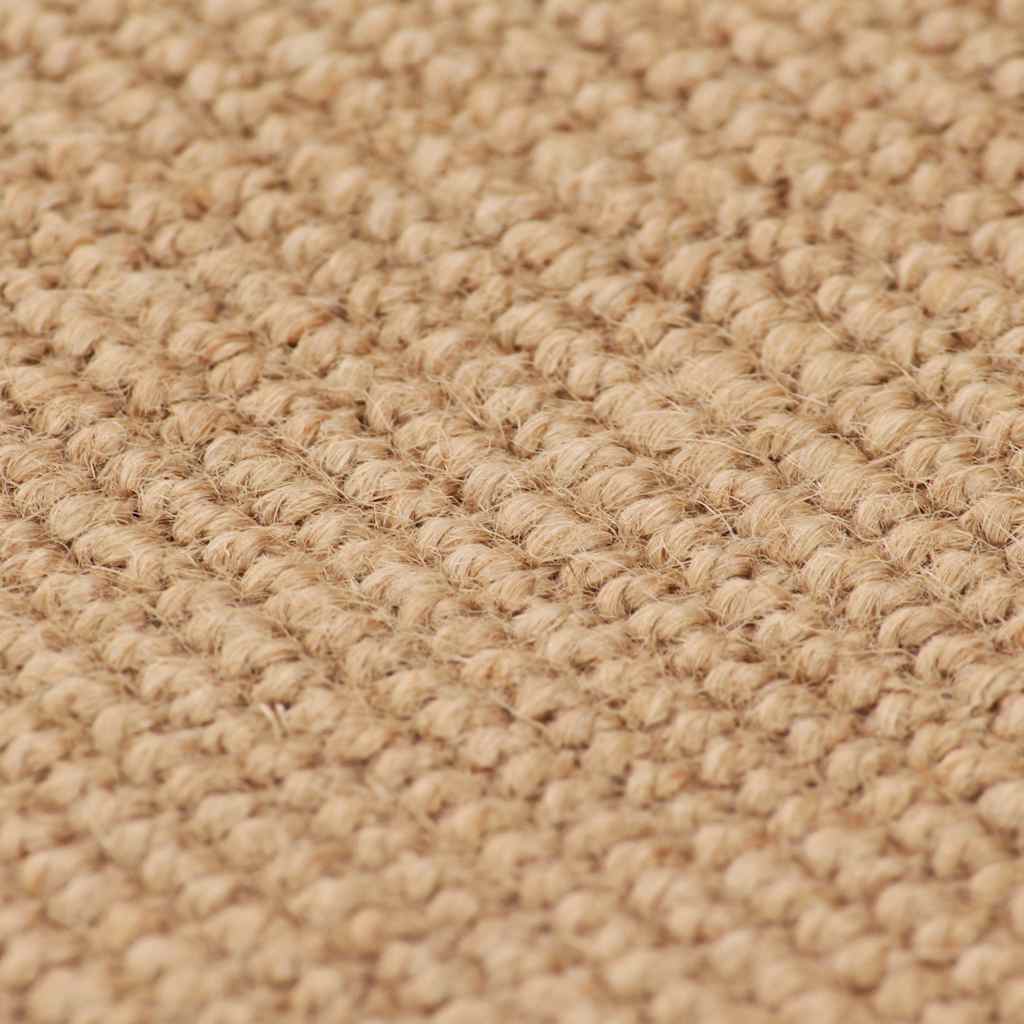 VidaXL Teppich mit Latex-Rückenbeschichtung, 160 x 230 cm, Jute natur