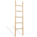 VidaXL Handtuchleiter mit 5 Sprossen, 150 cm, Bambus