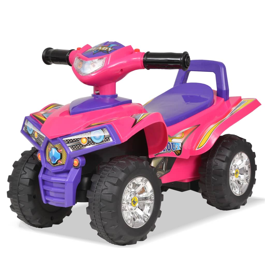 VidaXL Walking Quad mit Licht und Sound, Pink und Lila