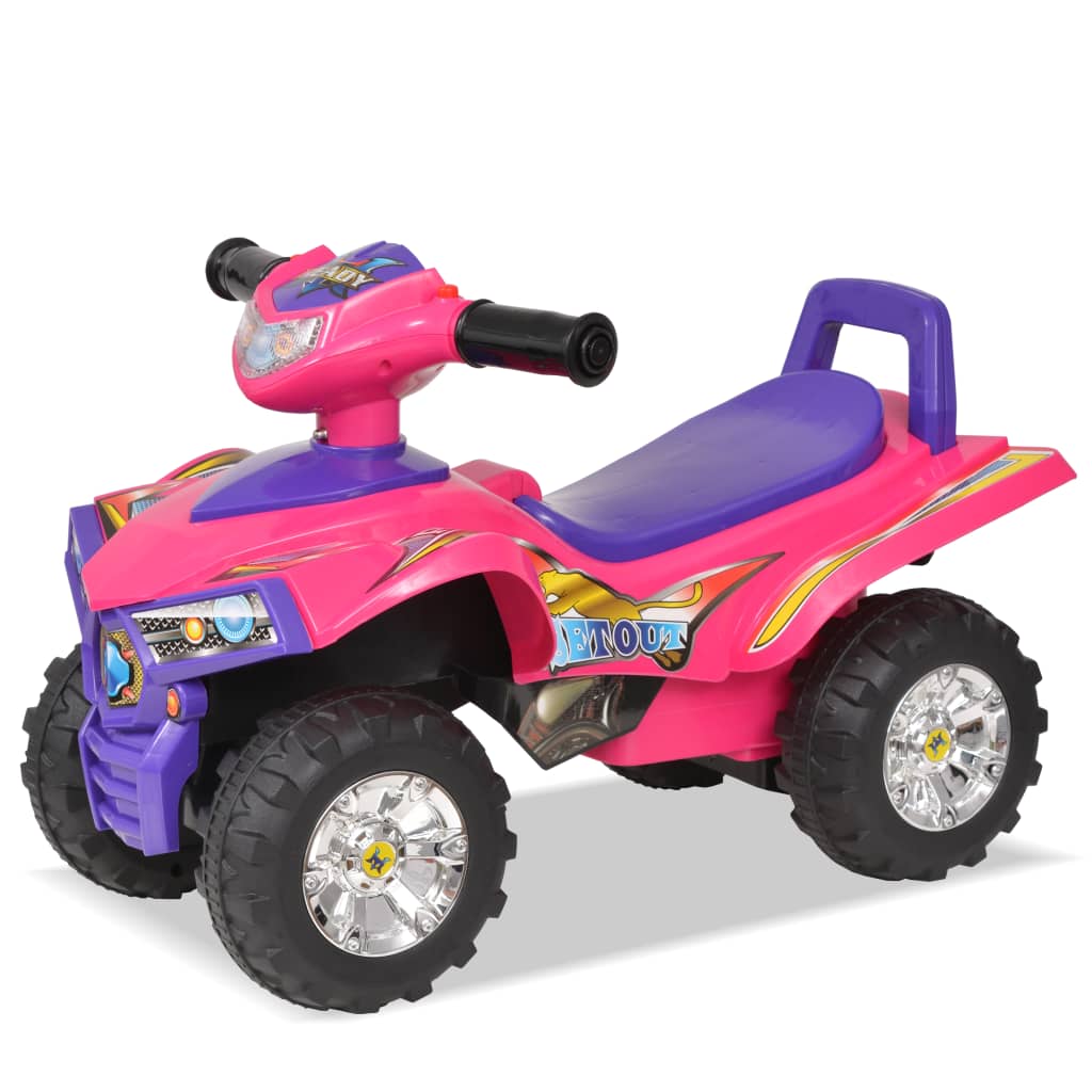 VidaXL Walking Quad mit Licht und Sound, Pink und Lila