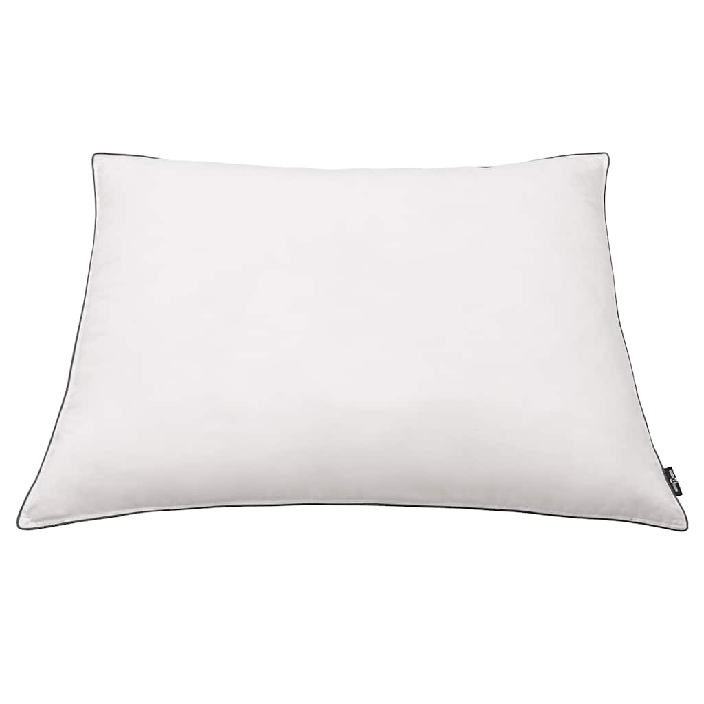 VidaXL Kissen, 2 Stück, leicht, 70 x 60 cm, Daunenfüllung, weiß