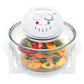 VidaXL Halogen-Heißluftlampe mit Verlängerungsring, 1400 W, 17 l