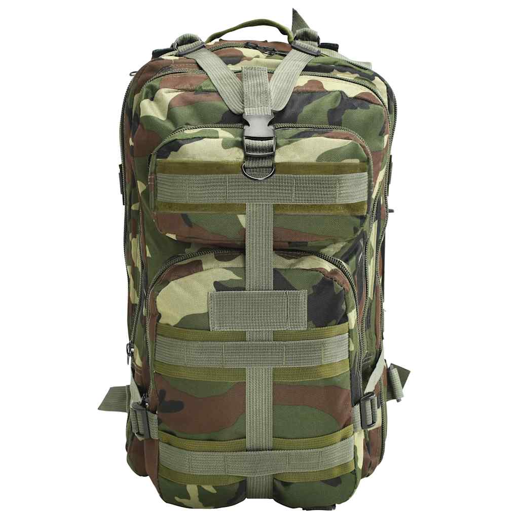 VidaXL Rucksack im Armeestil, 50 Liter, Tarnmuster
