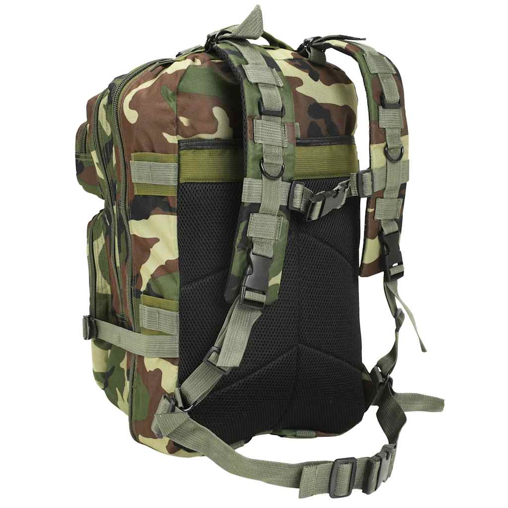 VidaXL Rucksack im Armeestil, 50 Liter, Tarnmuster
