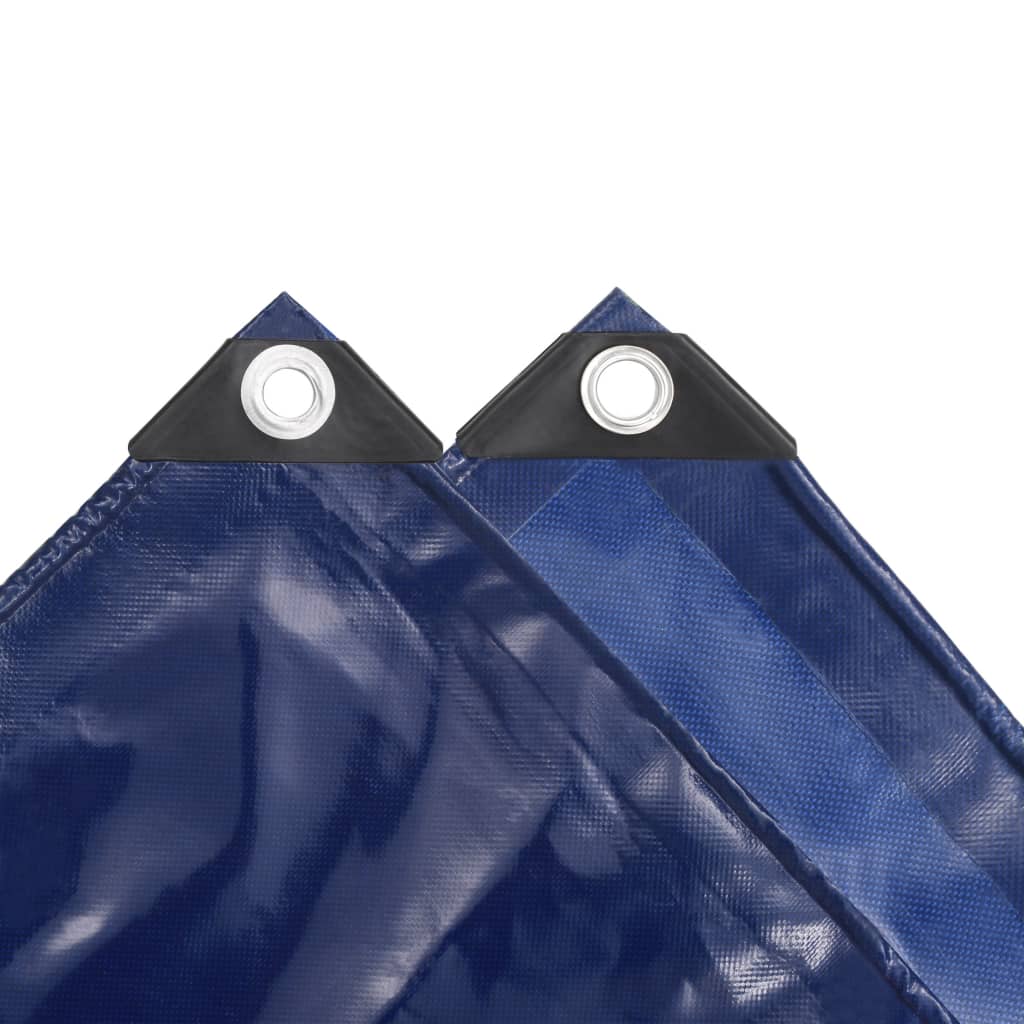 VidaXL Plane 650 g/m² 3x3 m blau