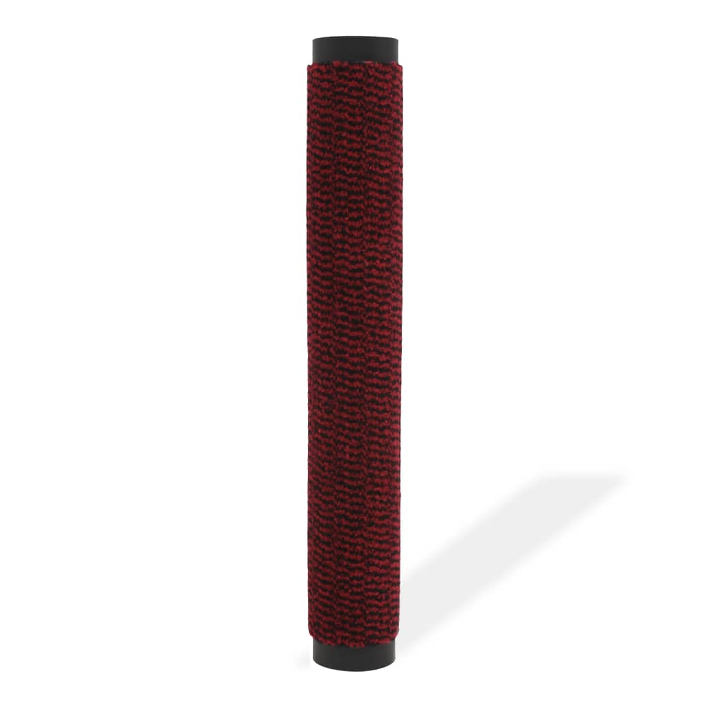VidaXL Eingangsmatte, rechteckig, getuftet, 80 x 120 cm, Rot