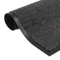 Vidaxl droogloopmat rechthoekig getuft 90x150 cm antraciet