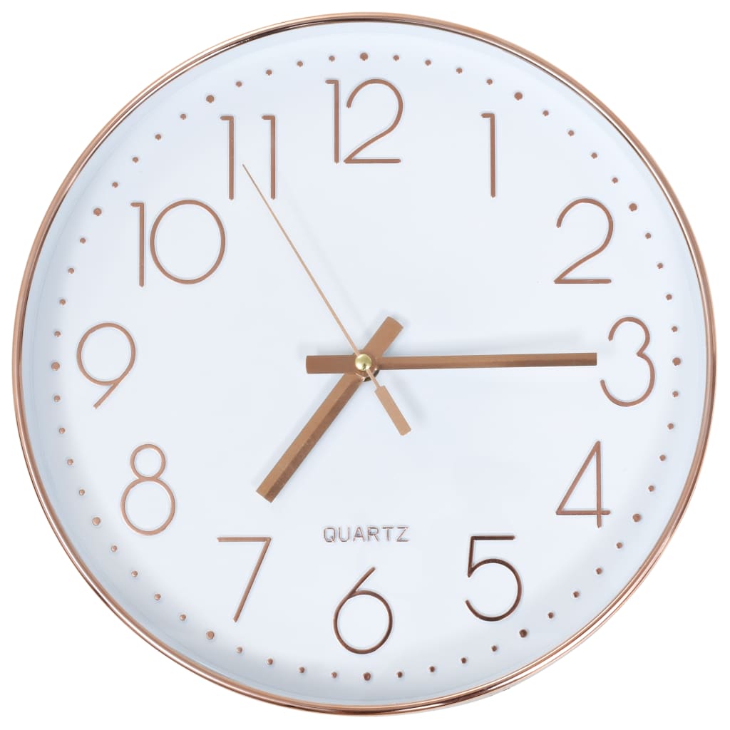 VidaXL Wanduhr 30 cm Roségold