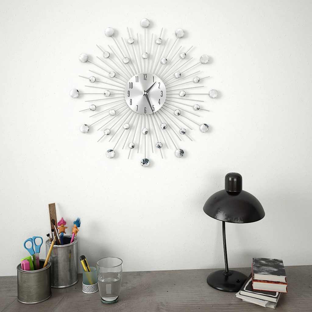 Vidaxl wandklok met quartz-mechanisme 50 cm modern ontwerp