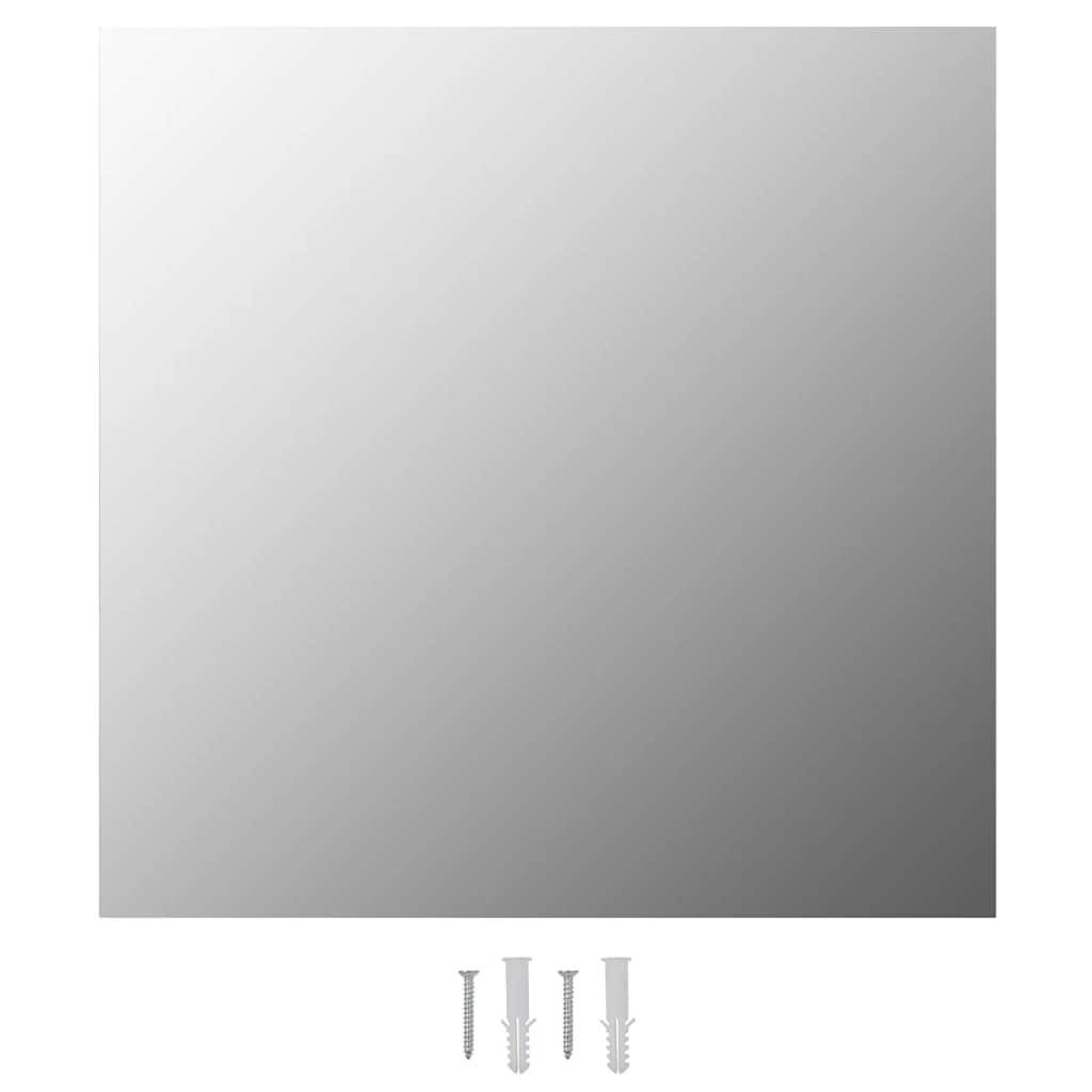 VidaXL Wandspiegel quadratisch 50x50 cm Glas