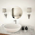 VidaXL Wandspiegel rund 40 cm Glas