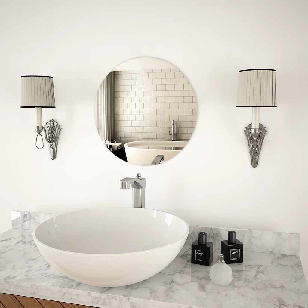 VidaXL Wandspiegel rund 40 cm Glas