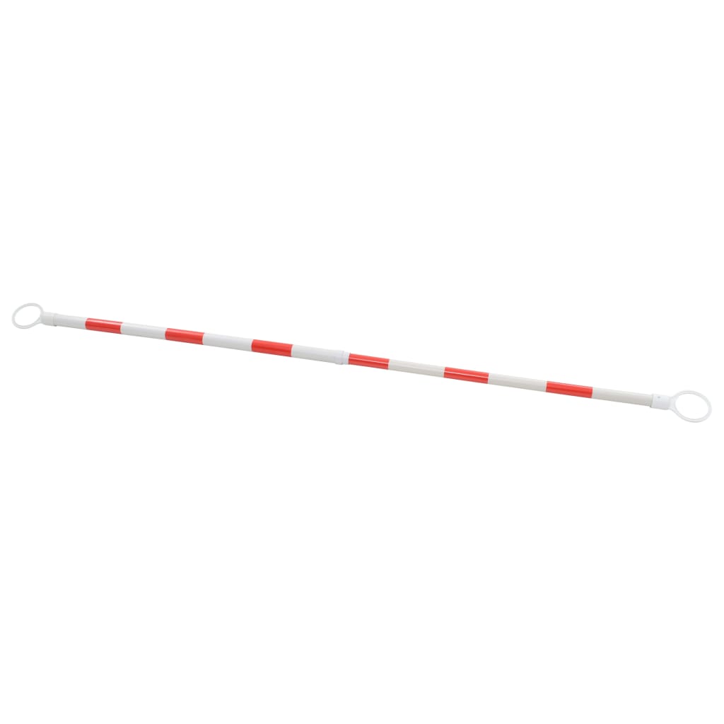 VidaXL Pylonenstangen, faltbar, 116–197 cm, Kunststoff, 2 Stück
