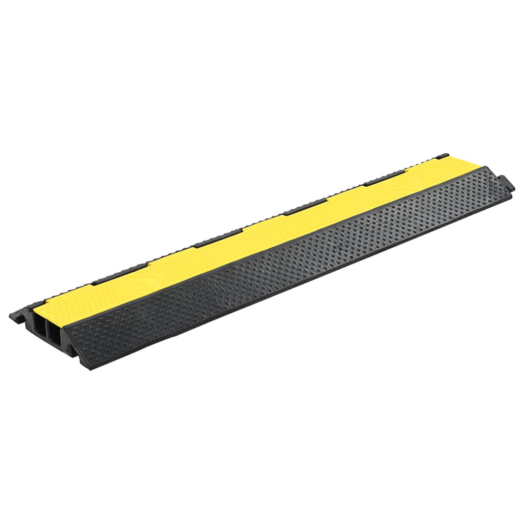 VIDAXL -Kabelschutzwellen 2 Tunnel 101,5 cm Gummi 4 Stk