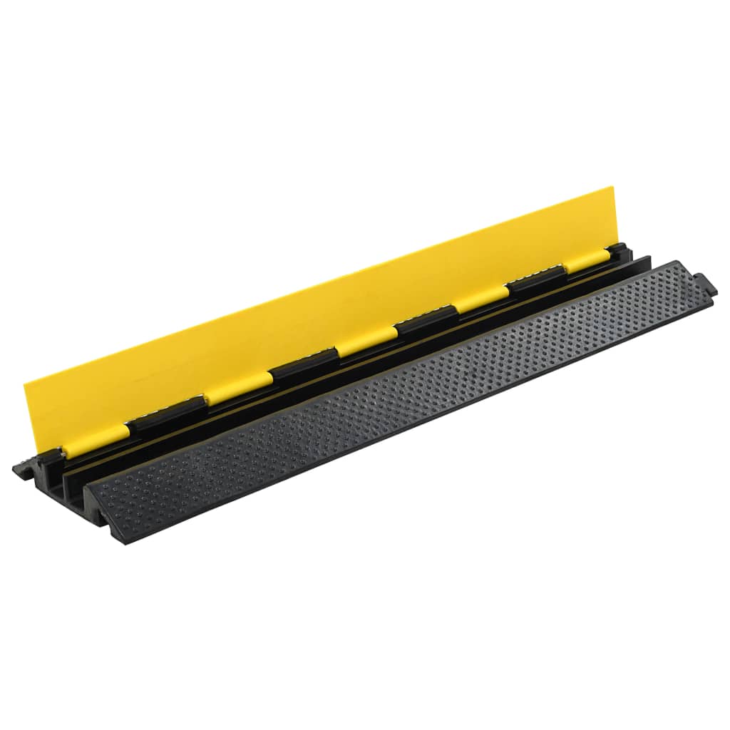 VIDAXL -Kabelschutzwellen 2 Tunnel 101,5 cm Gummi 4 Stk