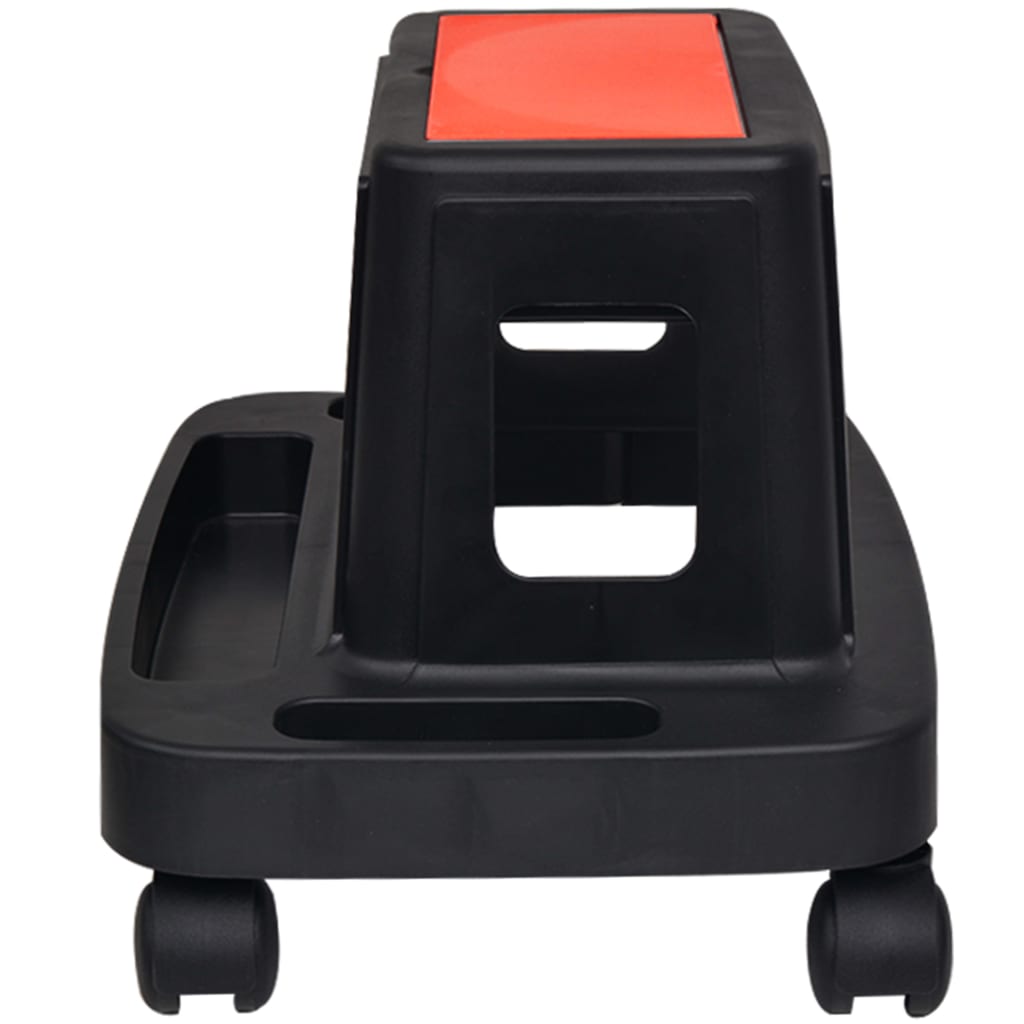 VidaXL Werkstatthocker mit Stauraum, rollbar, 150 kg