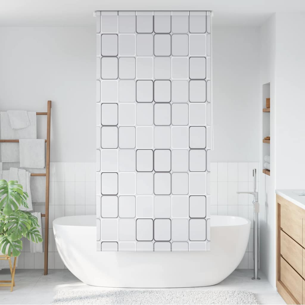 VidaXL Duschrollo 100x240 cm Quadratisch