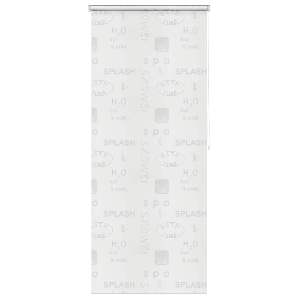 Vidaxl rolgordijn voor douche 100x240 cm splash