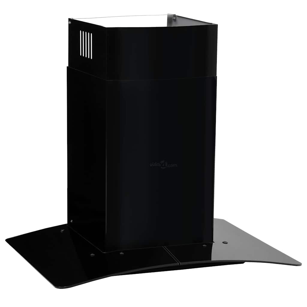 VidaXL Wandextraktionshaube 756 m³ U 60 cm Edelstahl schwarz