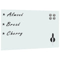 Vidaxl whiteboard voor aan de wand magnetisch 60x40 cm glas