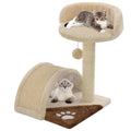 VidaXL Katzenkratzbaum mit Sisal-Kratzstamm 40 cm Beige und Braun