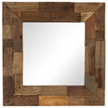 VIDAXL - Spiegel 50x50 cm Festes Recyclingholz