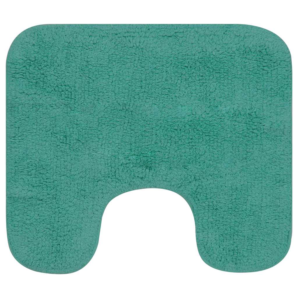 Vidaxl badmattenset stof turquoise 3-delig