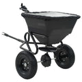 Vidaxl strooiwagen sleepmodel 45 l 125x74x79 cm pvc en staal