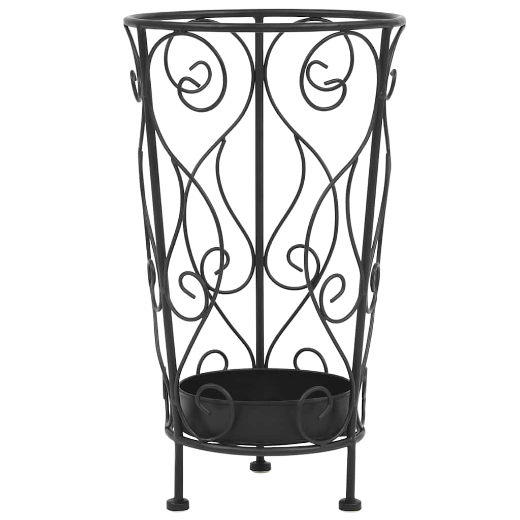 VidaXL Schirmständer im Vintage-Stil, 26 x 46 cm, Metall, Schwarz