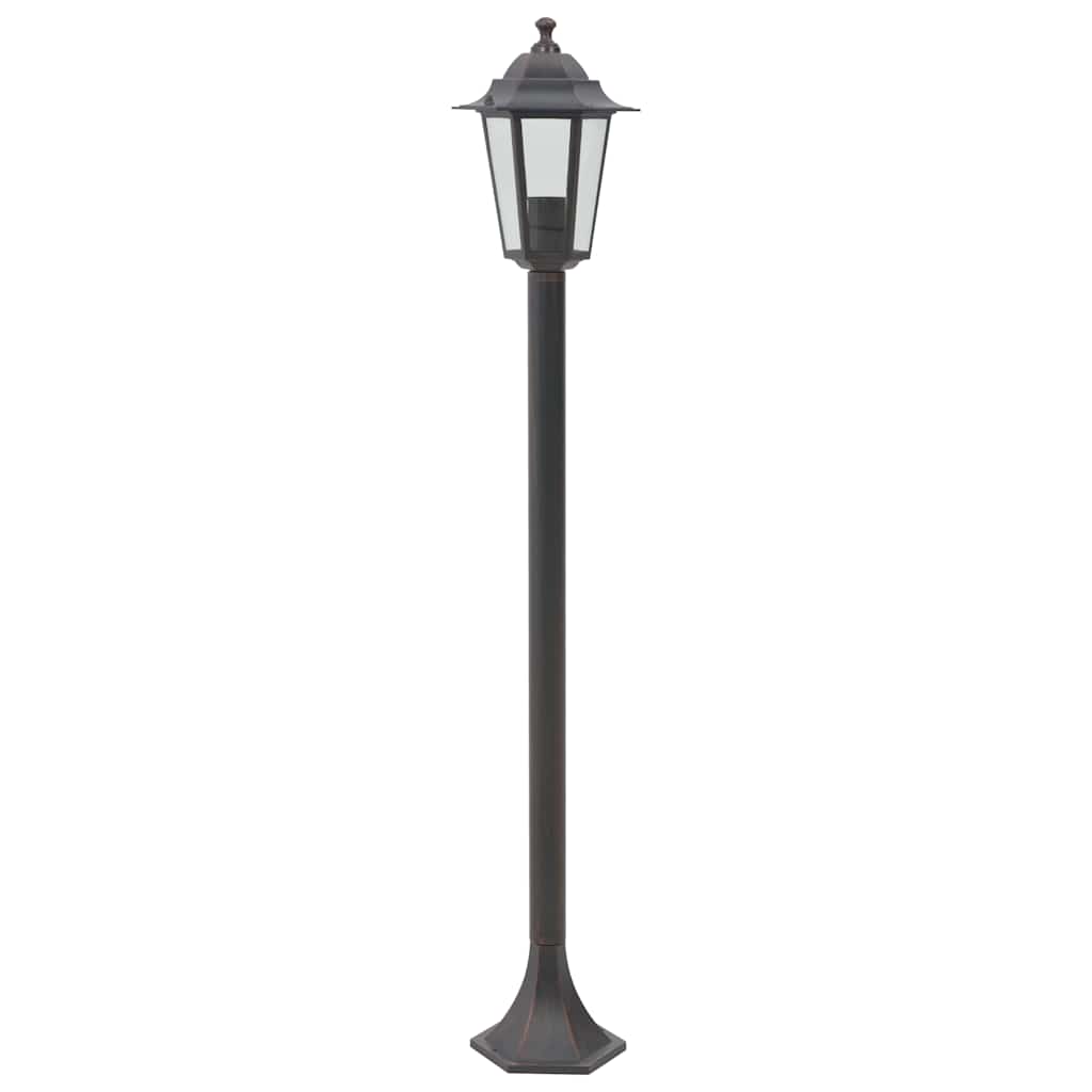 VidaXL -Pfahlbeleuchtung für Garten E27 110 cm Aluminium Bronze 6 Stk