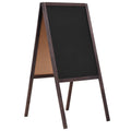 VidaXL Kreidetafel, doppelseitig, freistehend, 40 x 60 cm, Zedernholz