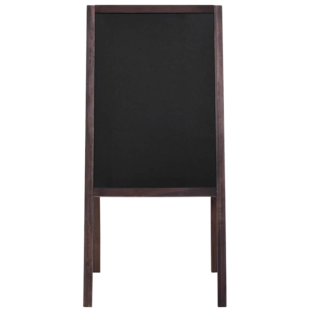 VidaXL Kreidetafel, doppelseitig, freistehend, 40 x 60 cm, Zedernholz