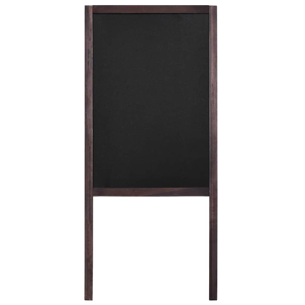 VidaXL Kreidetafel, doppelseitig, freistehend, 40 x 60 cm, Zedernholz