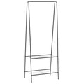 Vidaxl kledingrek 59x35x150 cm zwart