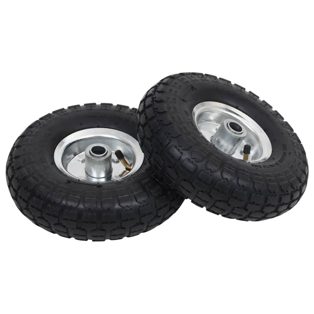 VidaXL Sackkarrenräder 4.10 3.50-4 (260x83) Gummi 2 Stück