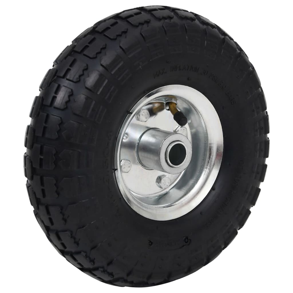 VidaXL Sackkarrenräder 4.10 3.50-4 (260x83) Gummi 2 Stück