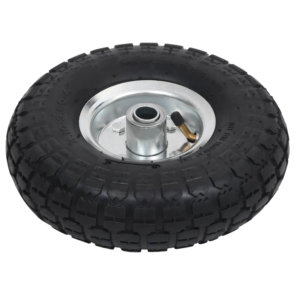 VIDAXL-Handwagenrader 4.10 3.50-4 (260 x 83) Gummi 4 Stcs