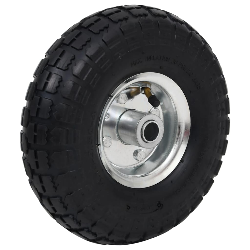 VIDAXL-Handwagenrader 4.10 3.50-4 (260 x 83) Gummi 4 Stcs