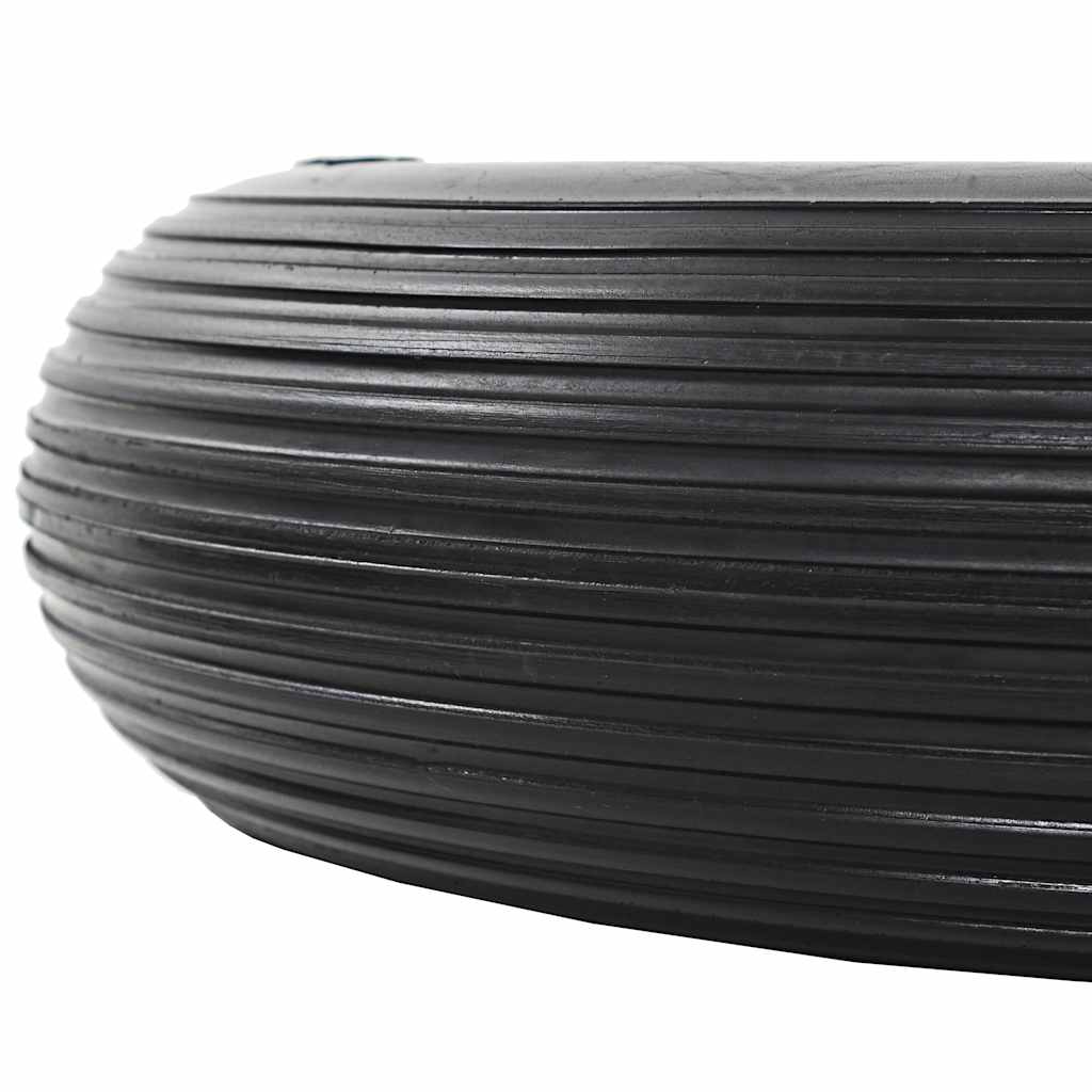VidaXL Schubkarrenrad mit Achse 4.00-8 390 mm Vollgummi