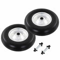 Vidaxl kruiwagenwielen met assen 4,00-8 390 mm massief pu 2 st
