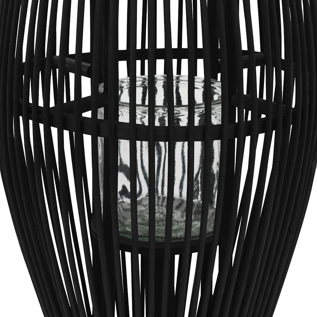 VidaXL Hängelaternenhalter 60 cm Bambus Schwarz