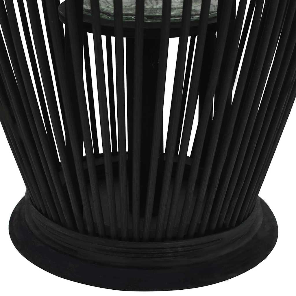 VidaXL Hängelaternenhalter 60 cm Bambus Schwarz