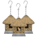 Vidaxl vogelhuizen 3 st wicker